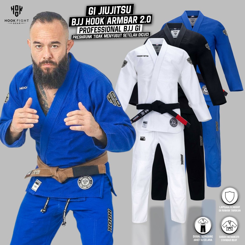 Baju Bjj Gi Jiujitsu BJJ Hook Gi Bjj Gi Jujitsu Gi Jiu Jitsu Gi jiu jitsu Gi Jiujitsu Gi 1GI