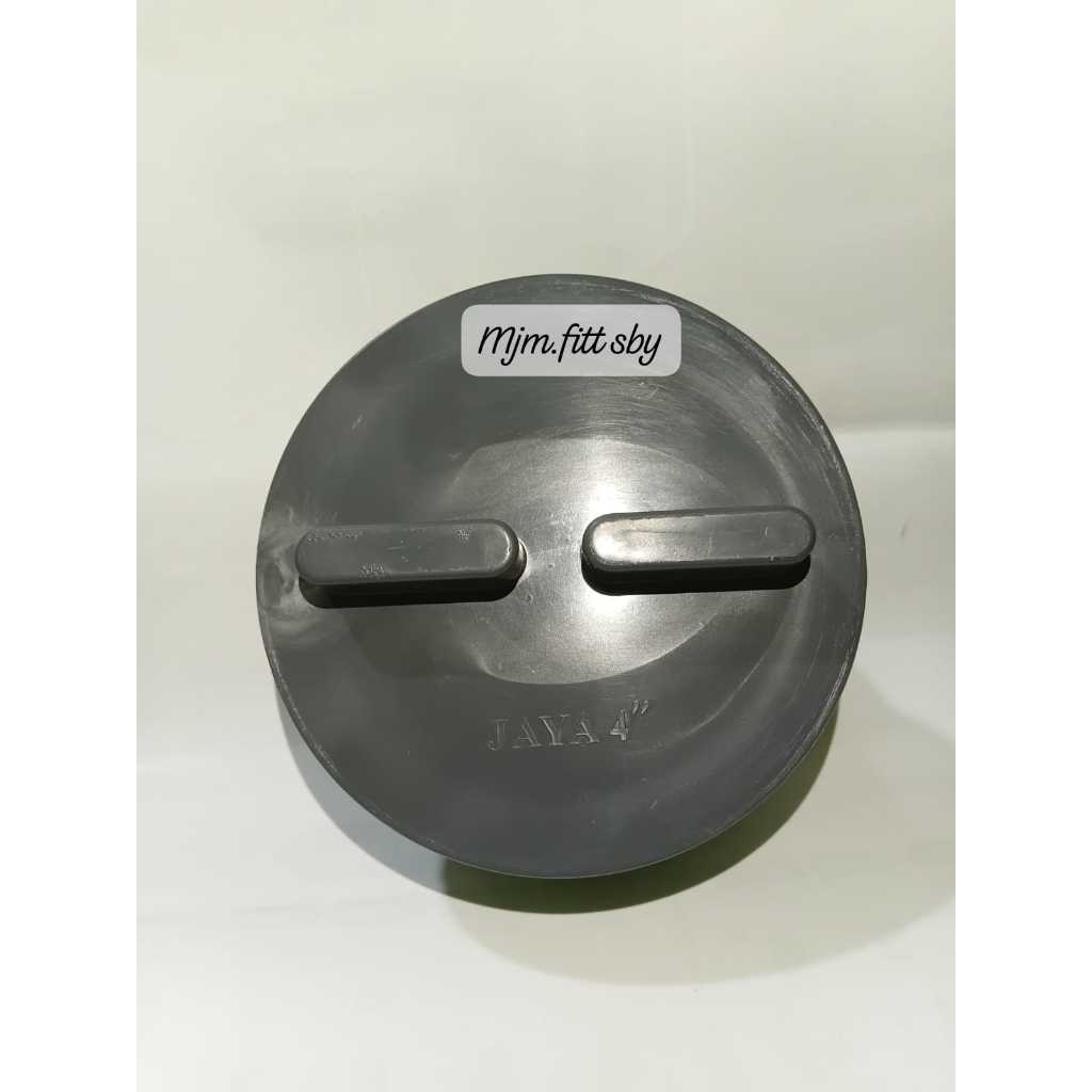 Tutup Septic Tank PVC 4 Inch Jaya - Tahan Tekanan, Drat Dalam, Seal Karet