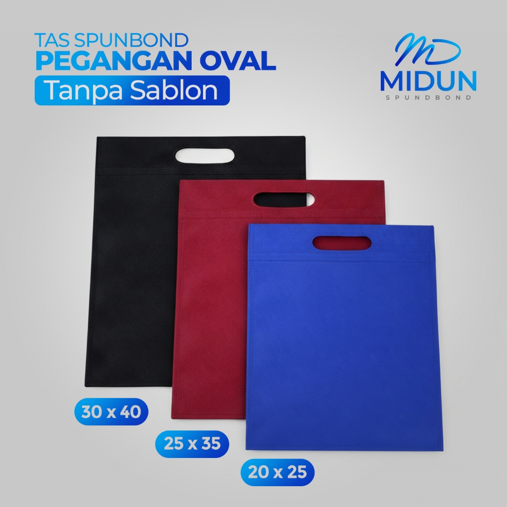 TAS SPUNBOND PEGANGAN OVAL
