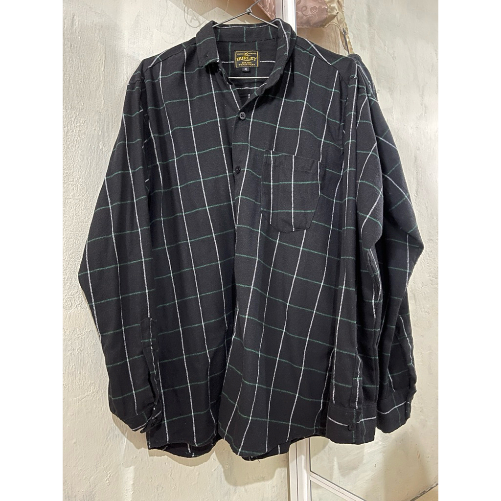 preloved kemeja flanel pria