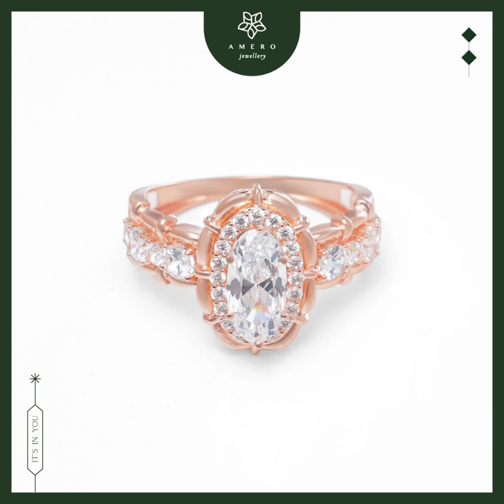 Cincin Emas 17K Roxe RR-81 Amero Jewellery
