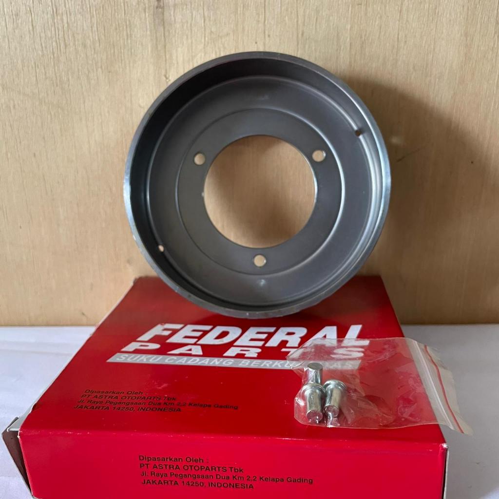 FEDERAL Mangkok Rumah Kopling Lonceng prodo Ganda Supra Fit New Grand Legenda Revo Kualitas Astra