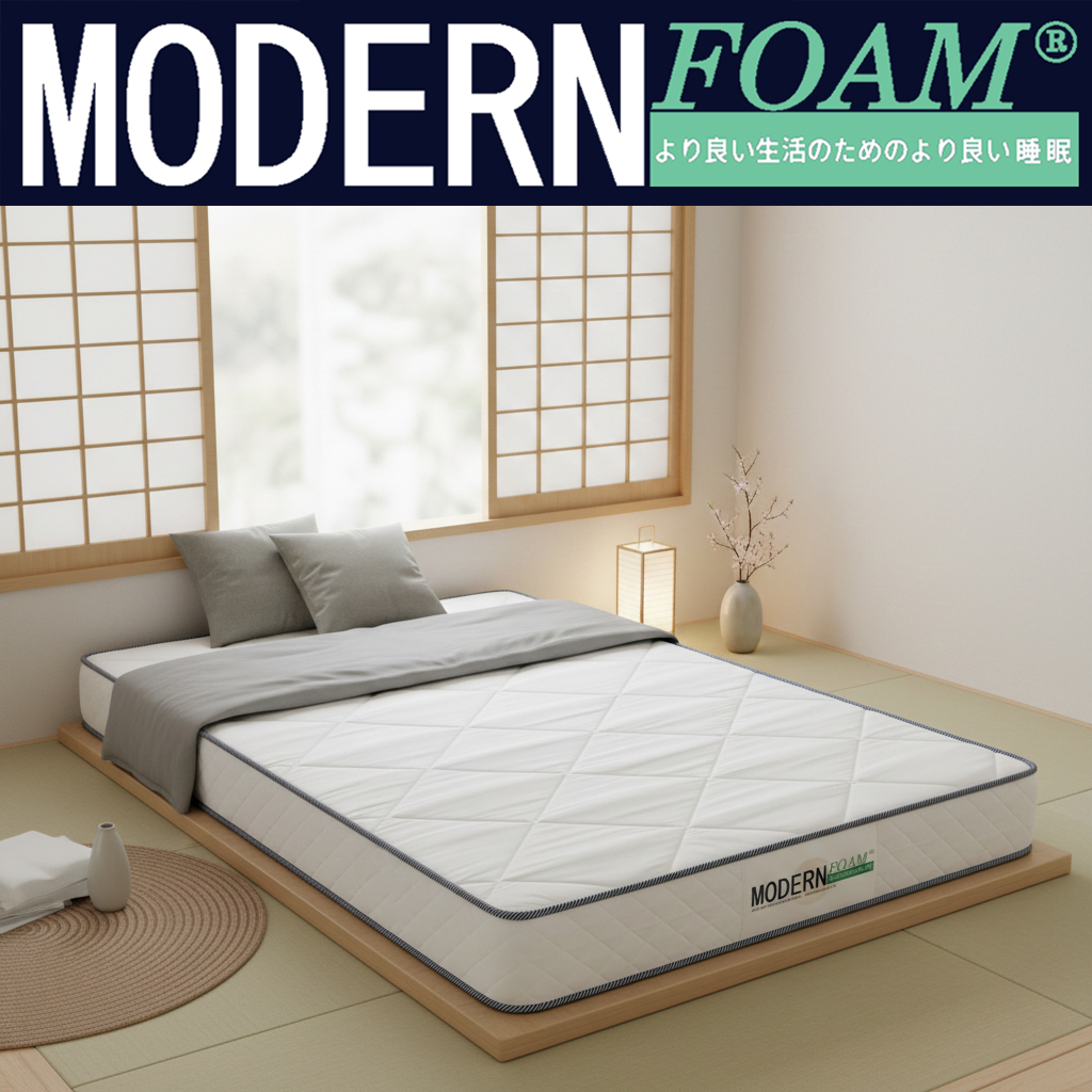 Kasur Modern Foam 100x200 Single Bed - Kasur Busa Quilting Premium Anti Kempes - Model Jepang