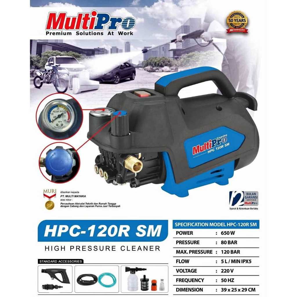 JET CLEANER MULTIPRO NEW HPC-120R