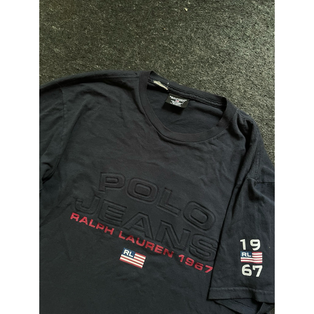 T-SHIRT VINTAGE POLO JEANS SPORT RALPH LAUREN