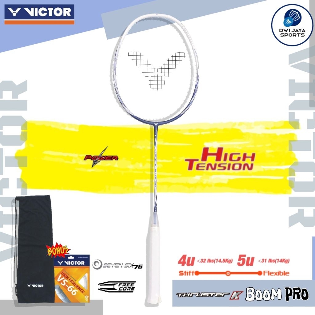 New Raket Badminton Victor Thruster K BOOM PRO B | Raket Victor TK BOOM PRO | Victor Thruster Boom