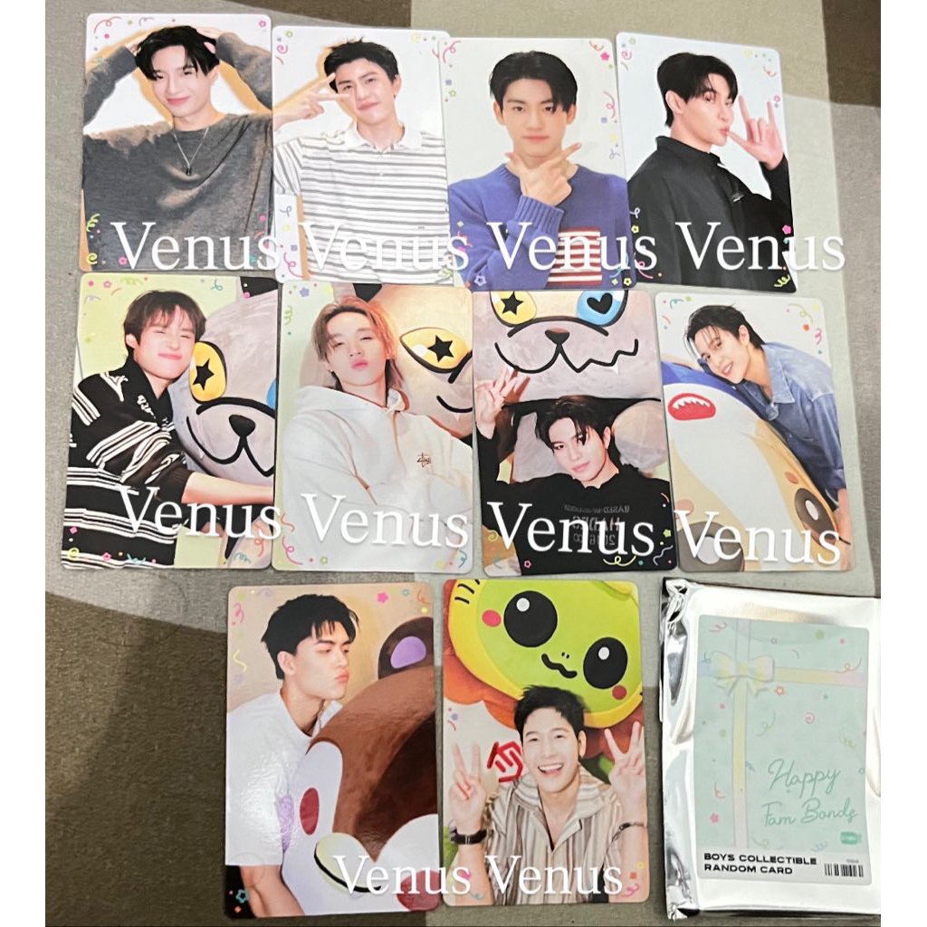 Random Card (Photocard) Happy Fam Bond GMMTV (William LYKN, William Wesley, Nut LYKN, Hong LYKN, Ohm
