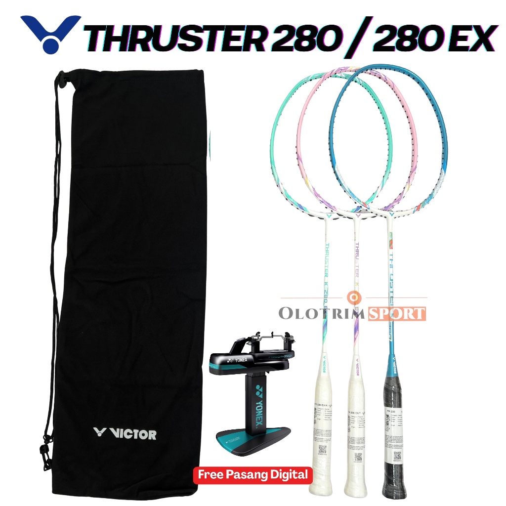 Raket Badminton VICTOR THRUSTER K 280 K280 Original