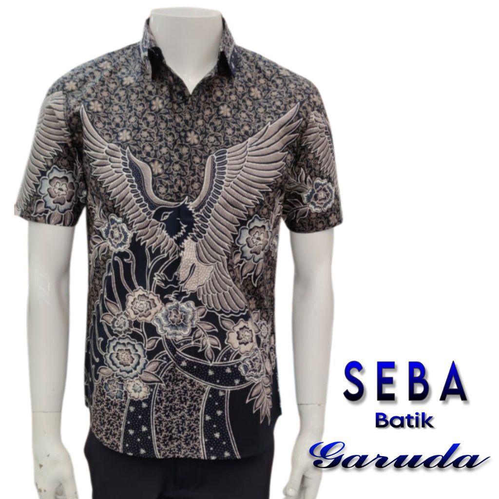 Batik Pria Slimfit Premium SEBA BATIK GARUDA