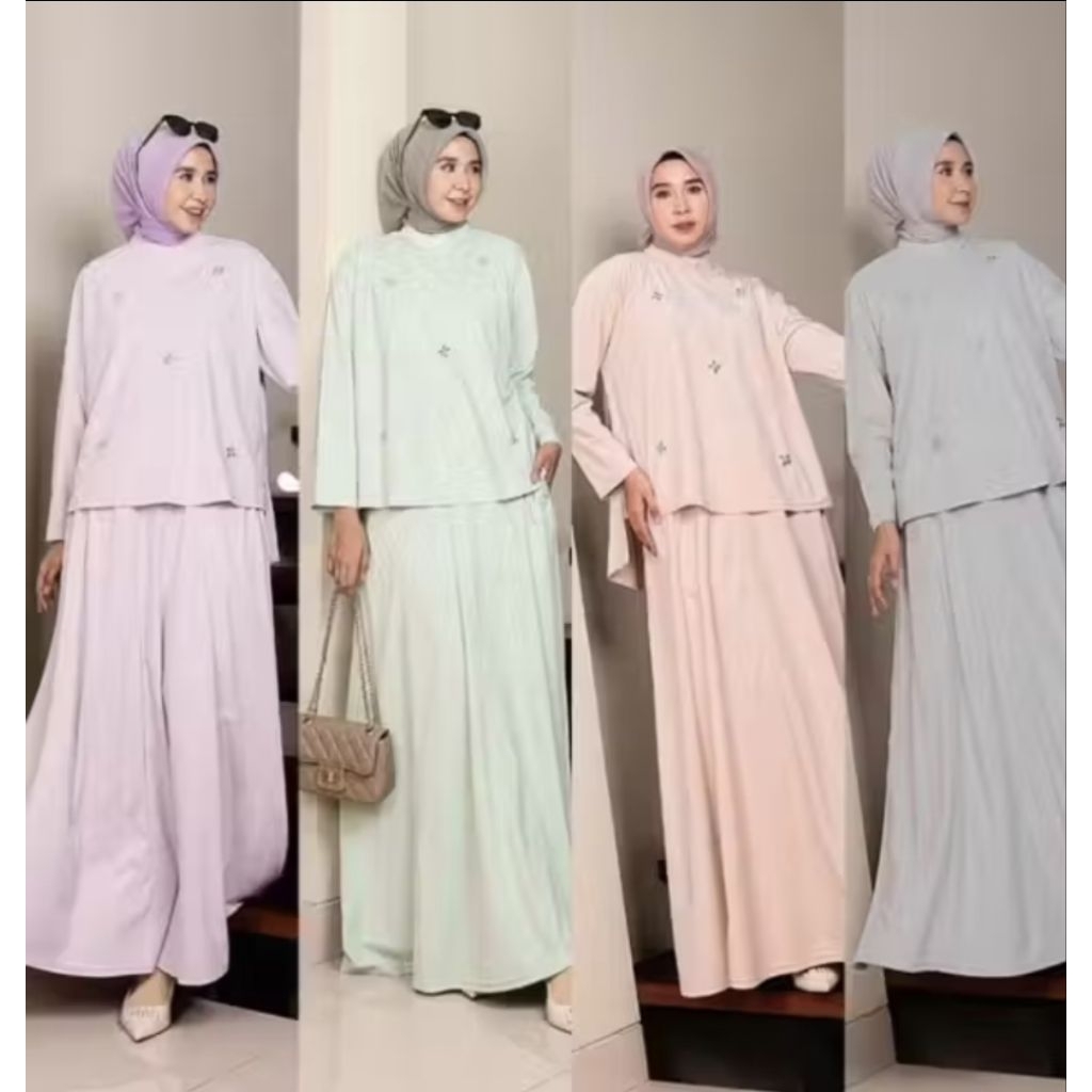 SETELAN ROK PREMIUM BUTIK MAREVI ORIGINAL