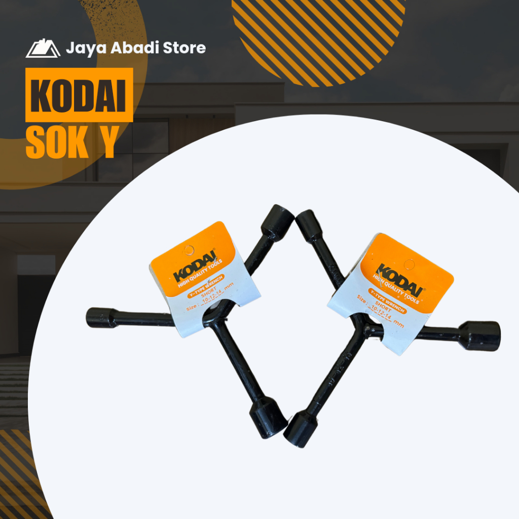 KODAI Kunci Sok Y Hitam Pendek 10-12-14 T1091