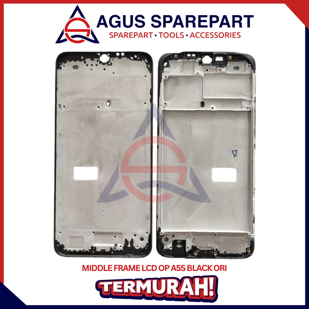 MIDDLE FRAME LCD OPPO A5S ORI / DUDUKAN LCD