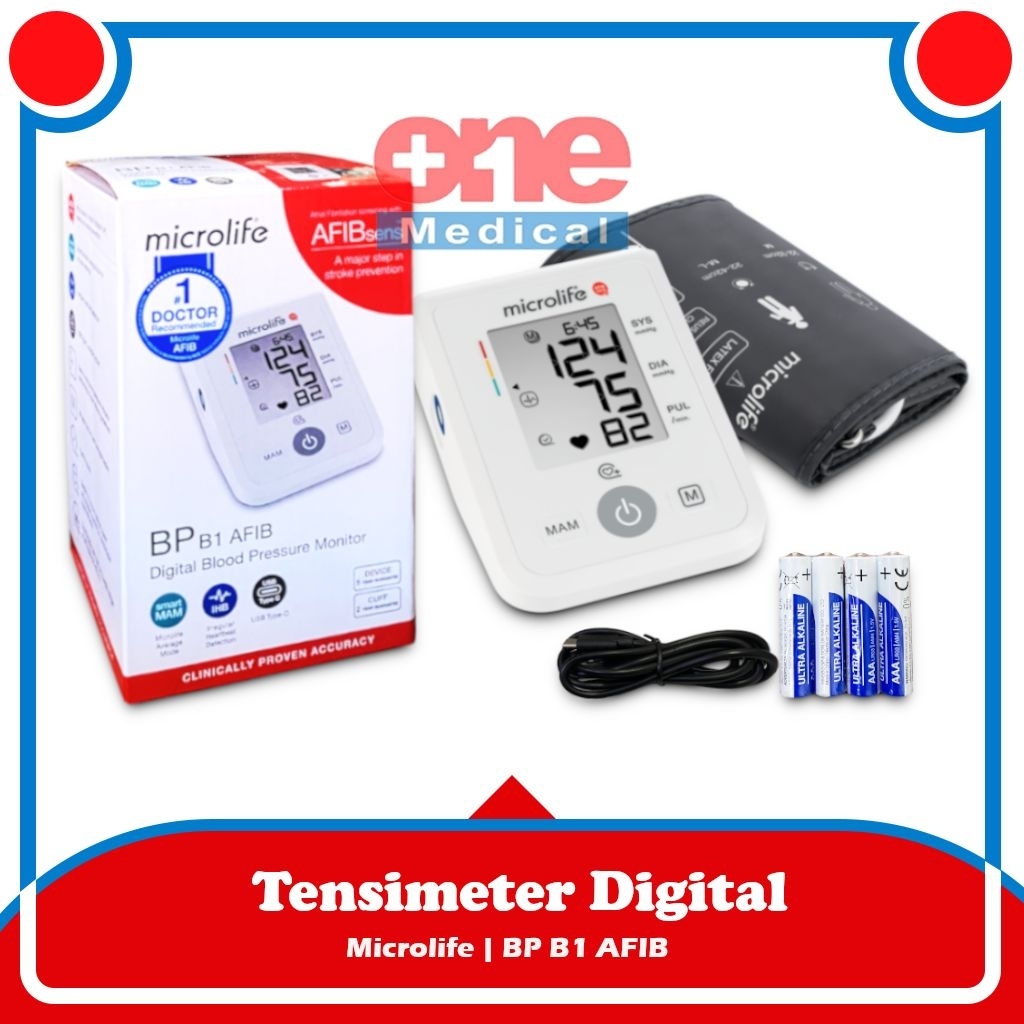 Alat Ukur Tensi Darah MICROLIFE BP B1 AFIB Tensimeter Digital Blood Pressure Monitor