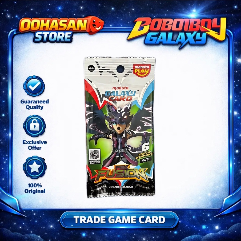 Monsta Galaxy Card Boboiboy Pek Fusion 6/9