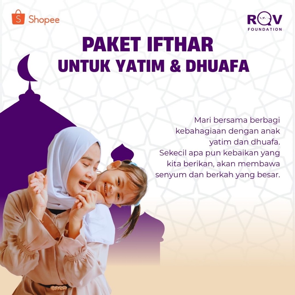 RQV INDONESIA-Paket Ifthar Untuk Yatim & Dhuafa