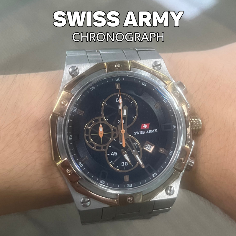 Jam Swiss Army Jam Tangan Swiss Army DHC+ CHRONOGRAPH SWISS MADE Bekas 100% Original