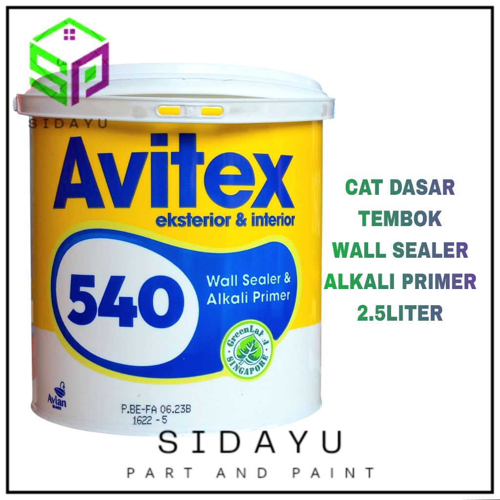 Cat Dasar Tembok Avitex 540 Wall Sealer Eksterior Interior