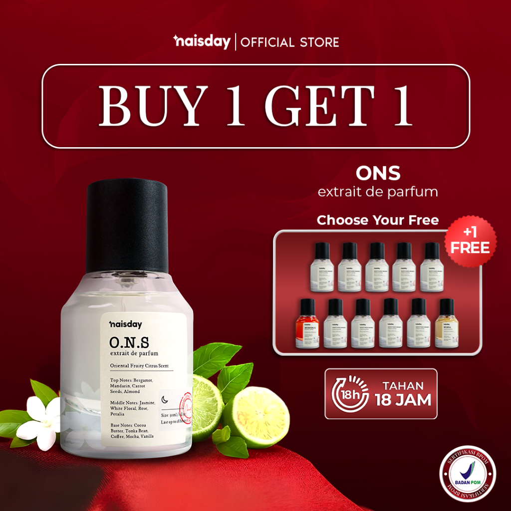[BUY 1 GET 1] NAISDAY Extrait de Perfume O.N.S – Parfum Unisex Extra Long Lasting Minyak Wangi Citru