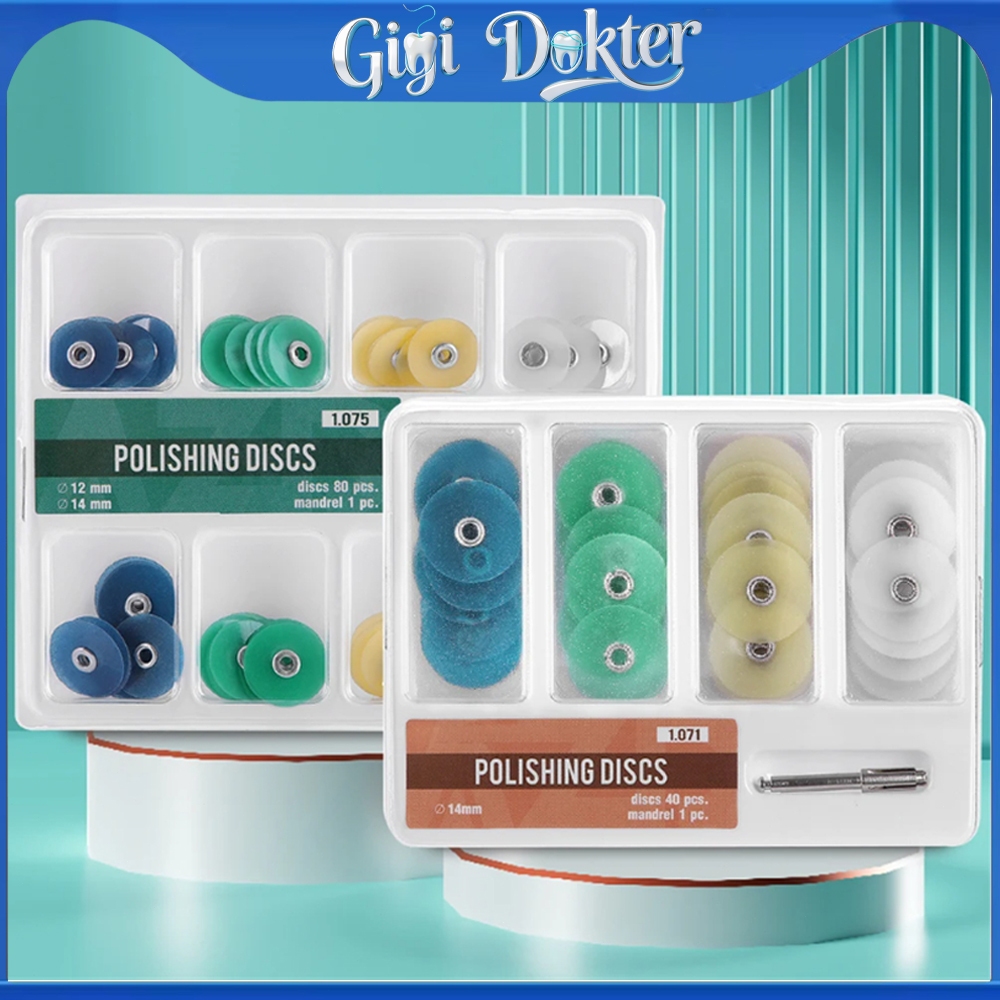 dental polishing disc soflex mandrel dental polidisc polidisk poles tambalan gigi komposit composite