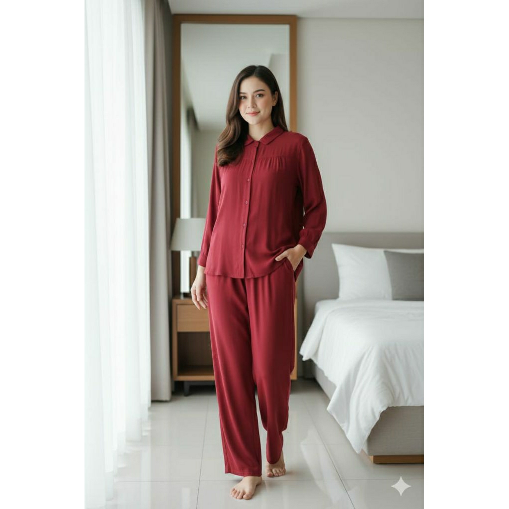 Setelan One Set Rayon Premium Cewek Dewasa Phelicia Matahari