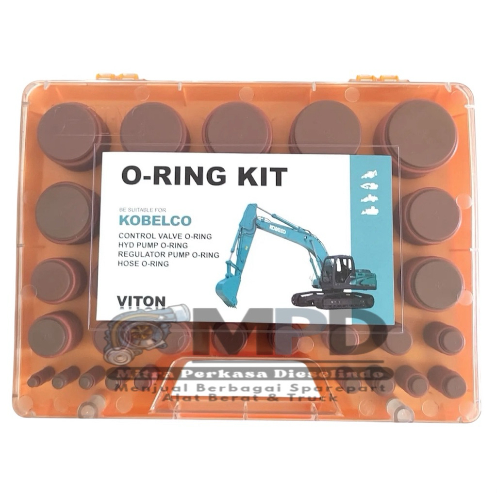 Oring Seal Kit Box Kobelco SK200 All Unit O-Ring Box Sealkit Set Kobelco Viton