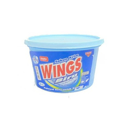 SABUN EKONOMI WINGS BIRU 1/4 POT - SABUN COLEK BIRU