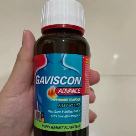 Gaviscon Advance Liquid Peppermint 150ml Obat Pereda Maag Asam Lambung