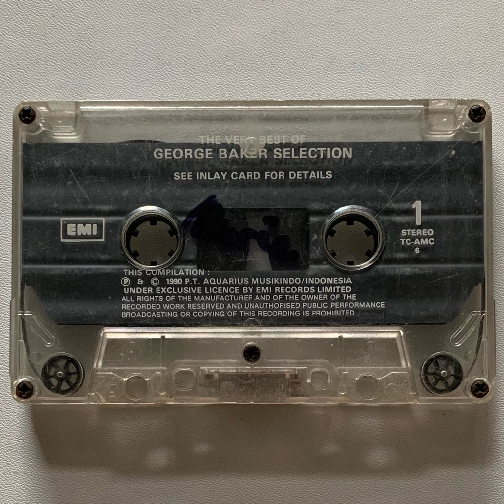 Kaset Pita George Baker - The Very Best Of (1990 Aquarius Musikindo)