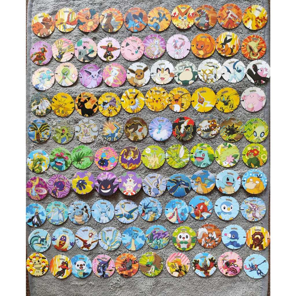 Pokemon Coin Tazos Chiki Balls Pokemon Indonesia