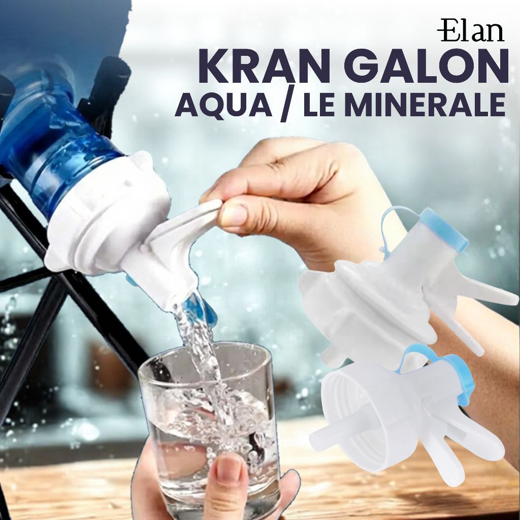 KRAN GALON DISPENSER AIR MINUM / Keran Aqua & Le Minerale Galon Air Kran Galon Air / Kran Tutup Galo