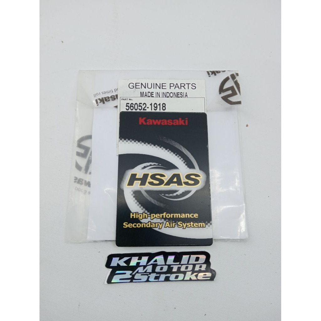 STIKER STICKER TABUNG HSAS NINJA R NINJA SS NINJA RR NEW NINJA RR OLD CBU ZX ORIGINAL KAWASAKI PART 