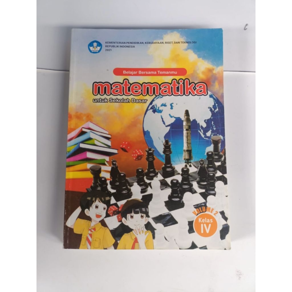 buku matematika kelas 4 SD volume 2 BSE tahun 2021