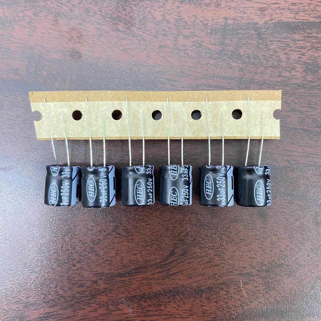 Kapasitor Capacitor ELCO 33uf 250v / 33 uf 250 v / 33uf250v