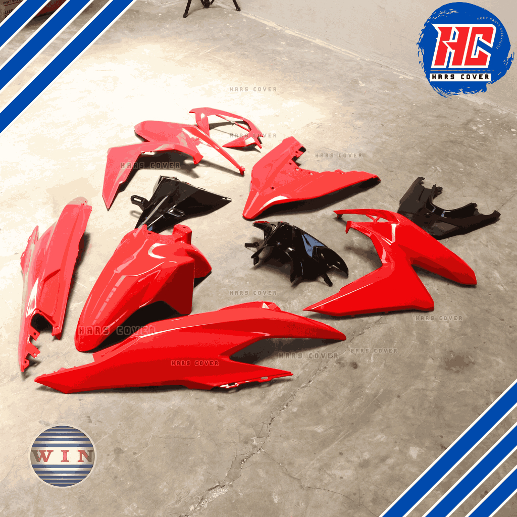 WIN - SATUAN Full Body Halus VARIO 150 18 / VARIO 125 18 LED NEW GEN 1 MERAH GLOSS