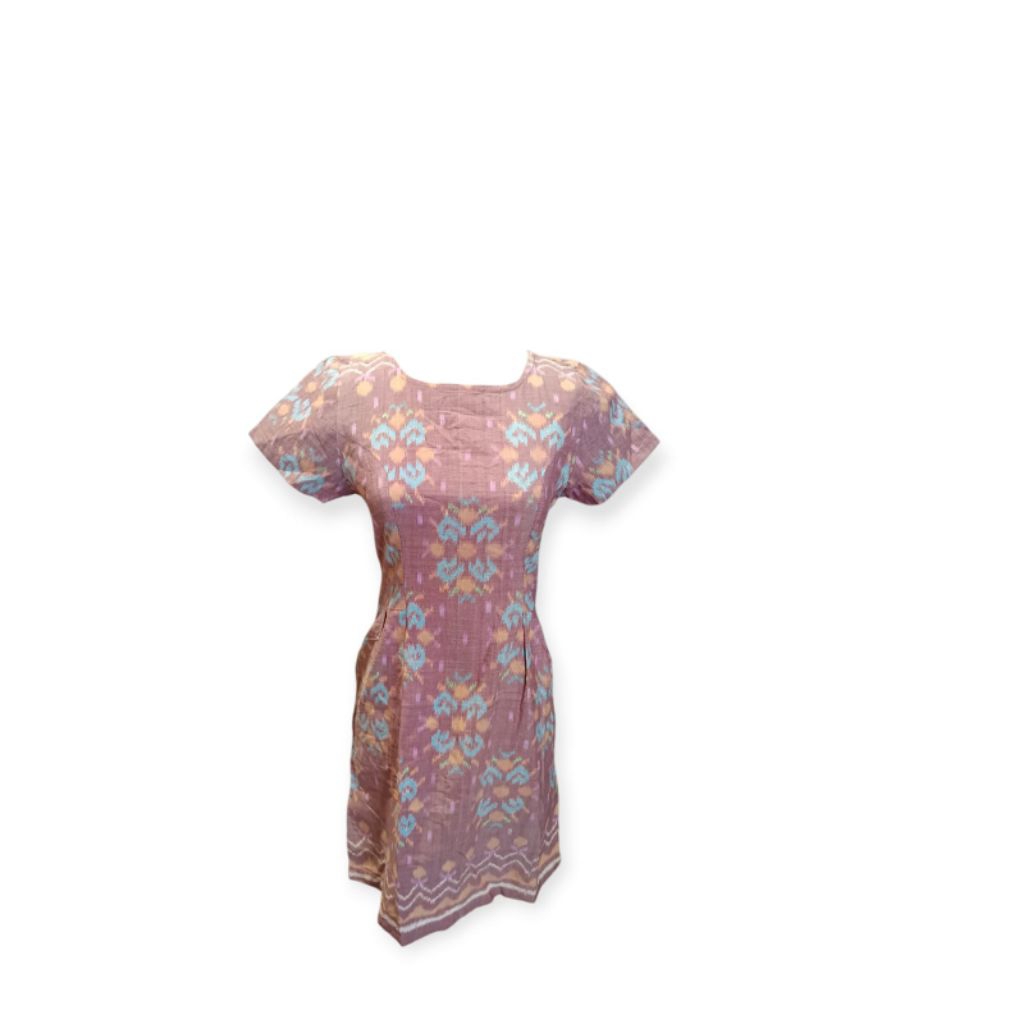 Batik Kultur Dea Valencia Purple Mini Dress