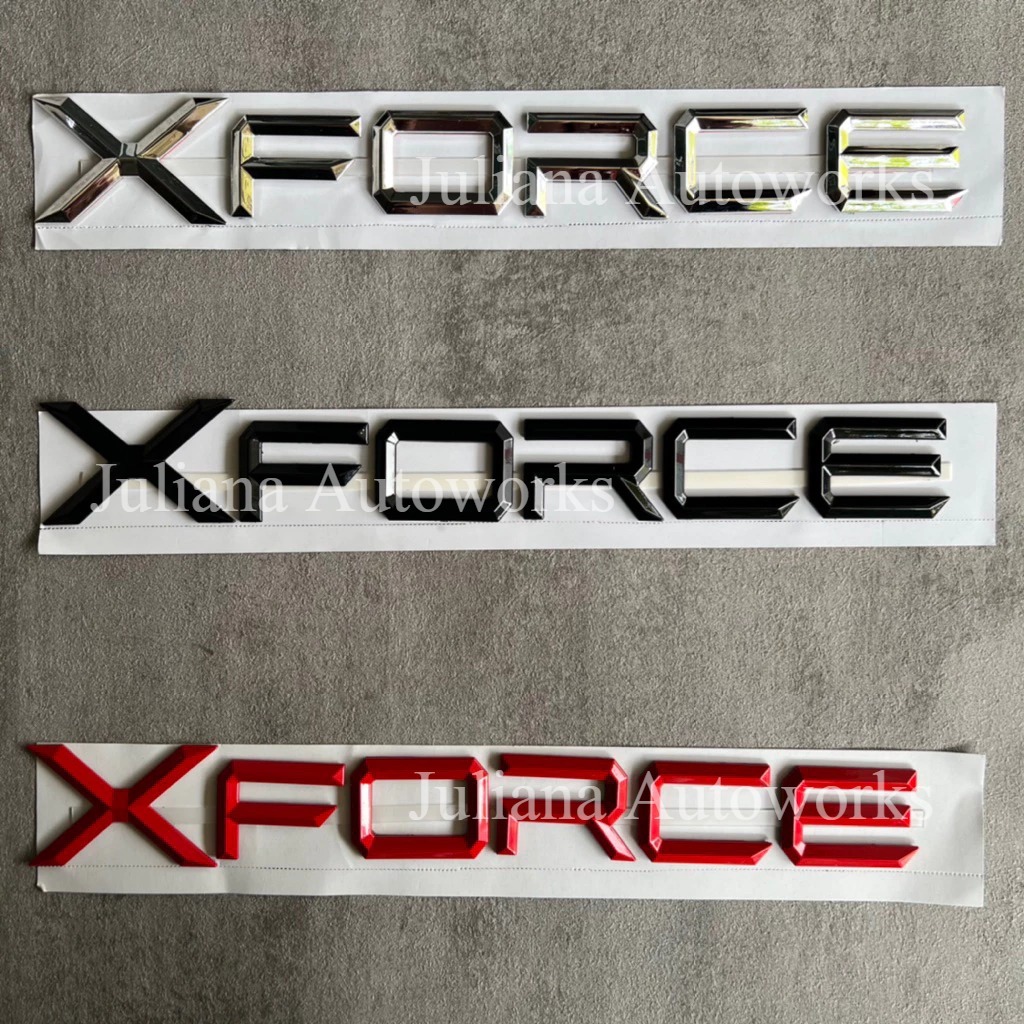 Emblem Kap Mesin Xforce Engine Hood Mobil Mitsubishi Xforce 2023 UP