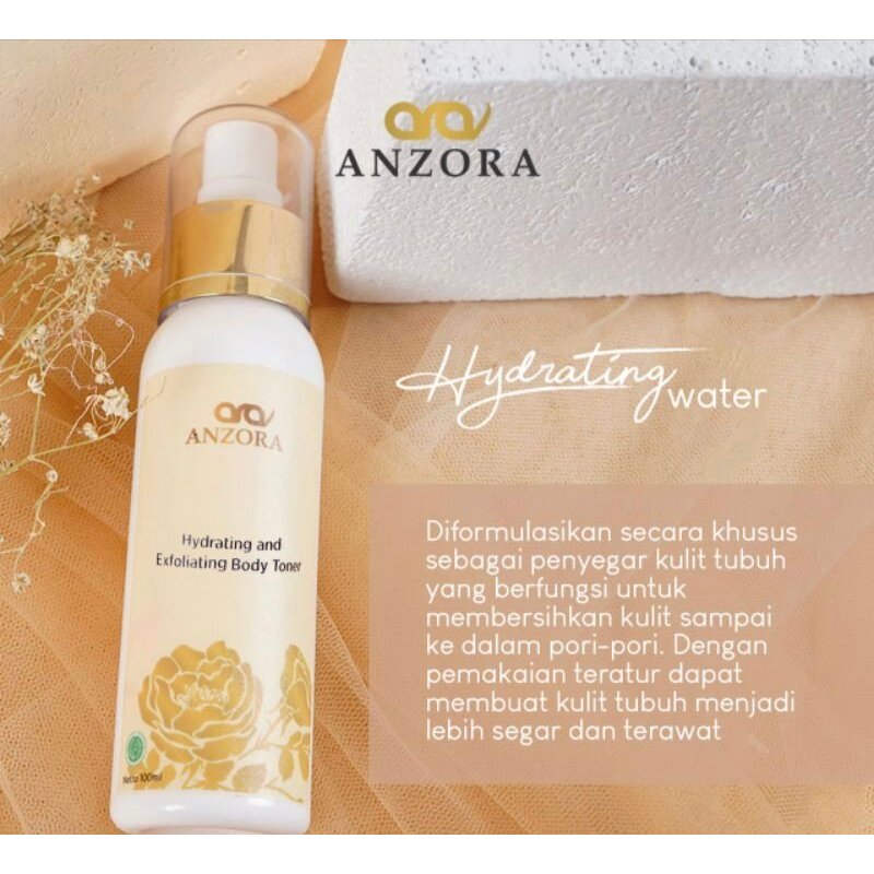 Anzora Hydrating and Exfoliating Body Toner Anzora