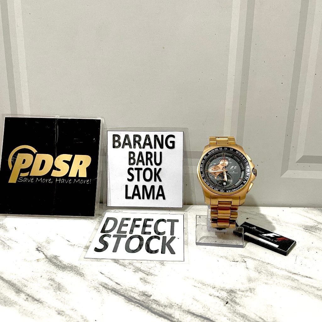 JAM TANGAN F1 F-5015H JACQUES LEMANS UNIT ONLY ORIGINAL RESMI (DEFECT STOCK)