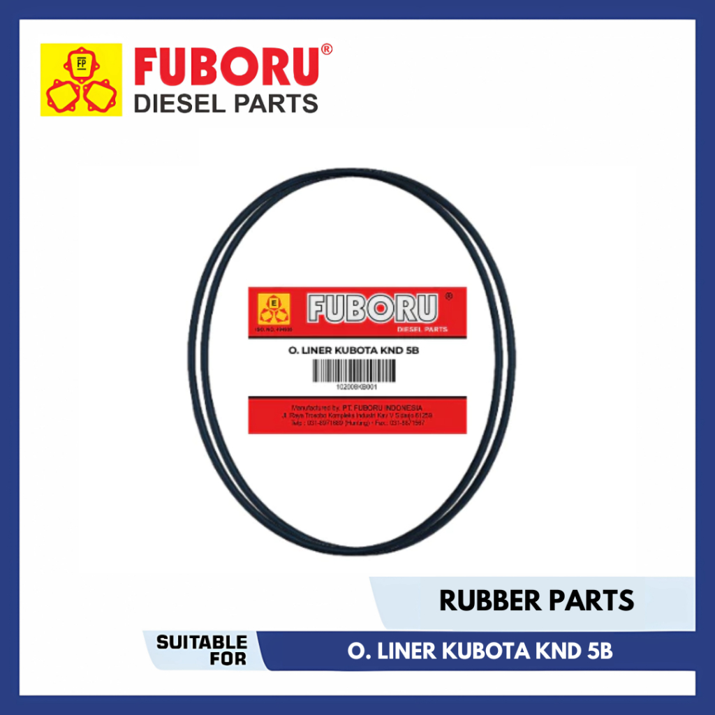 FUBORU ORING CYLINDER LINER / KARET BURING KUBOTA KND 5B