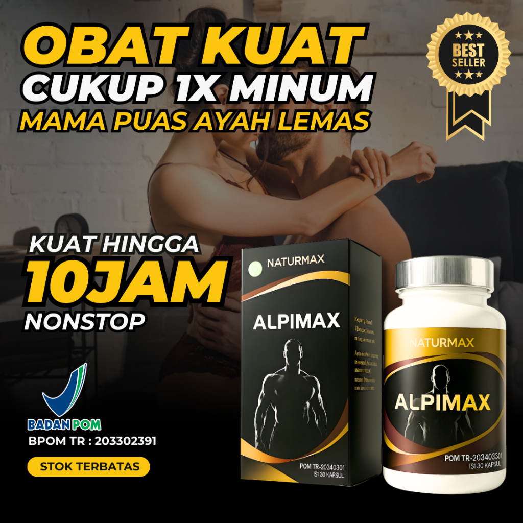 Alpimax Obat Kuat Pria Tahan Lama Herbal Ampuh
