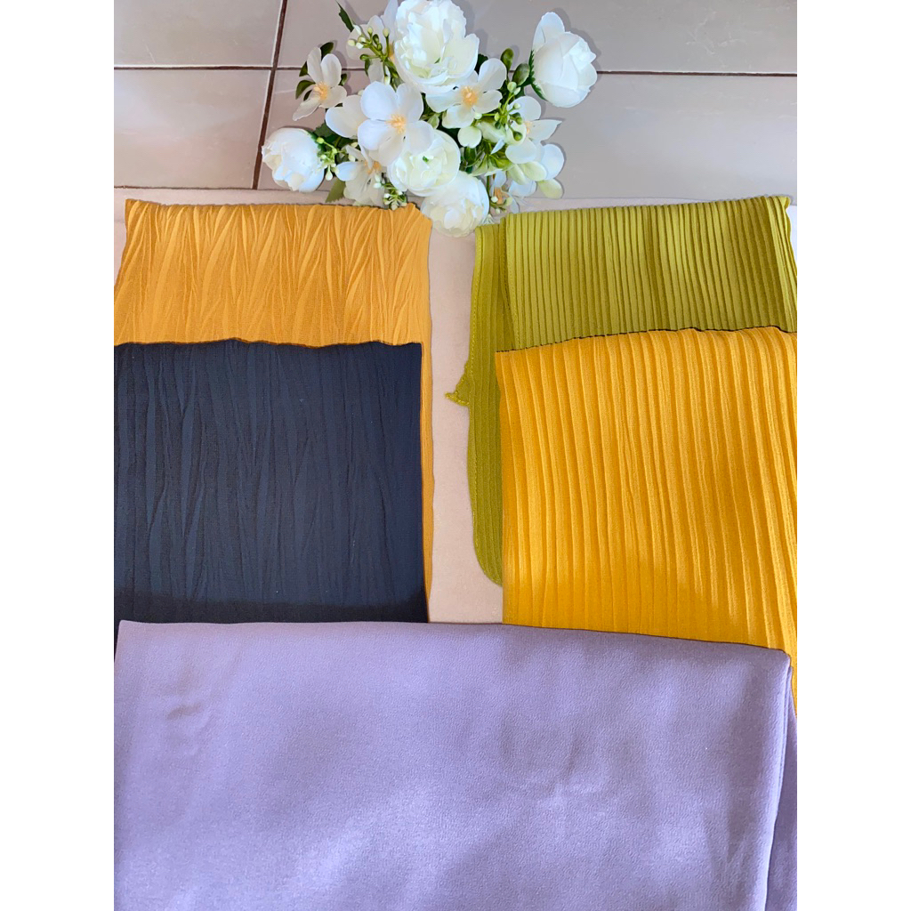 Preloved hijab pashmina [polos & motif & inner]