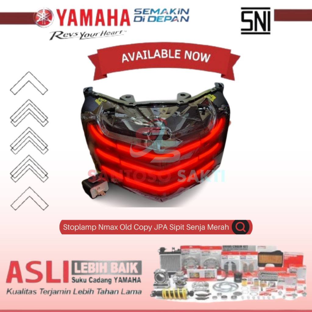 Stoplamp Nmax Old Lampu Stop Nmax Model JPA Sipit Copy JPA Sipit