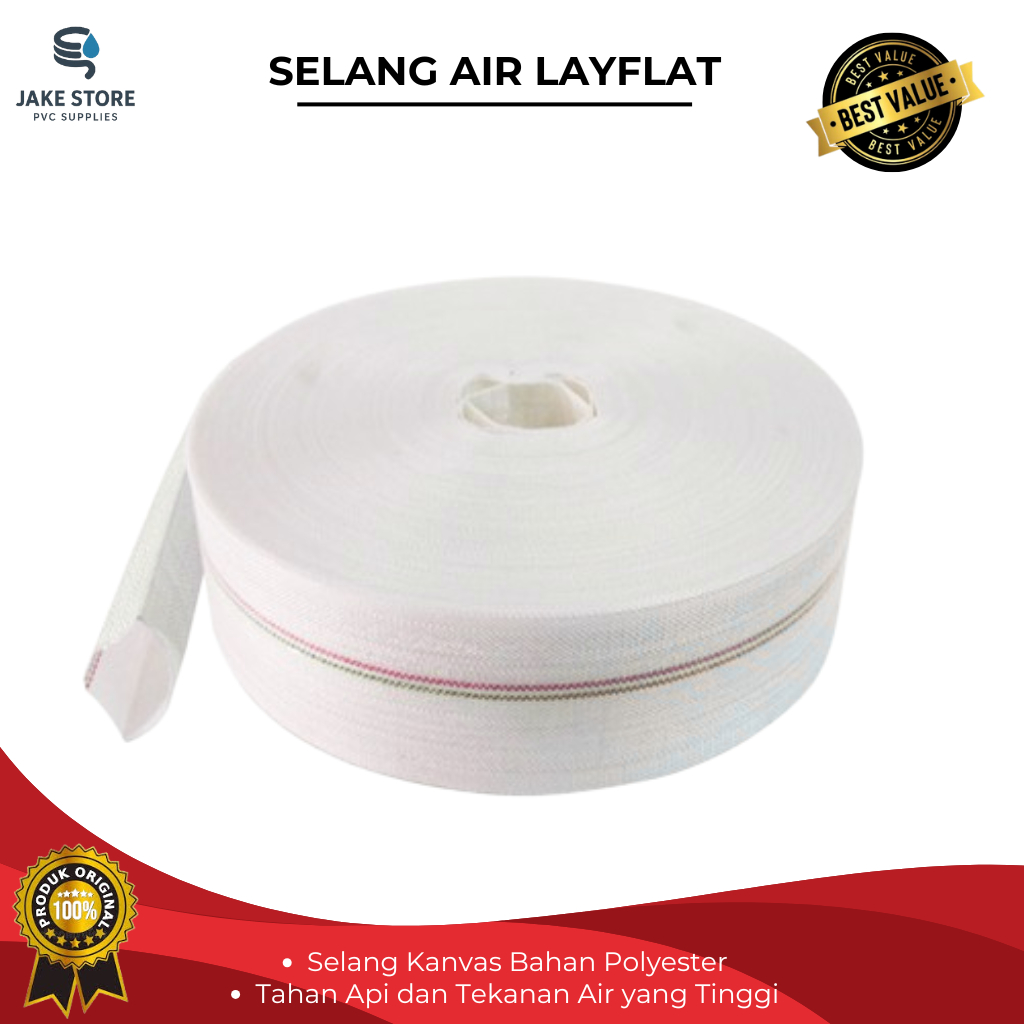 Selang Air Layflat Kanvas - Selang Pemadam