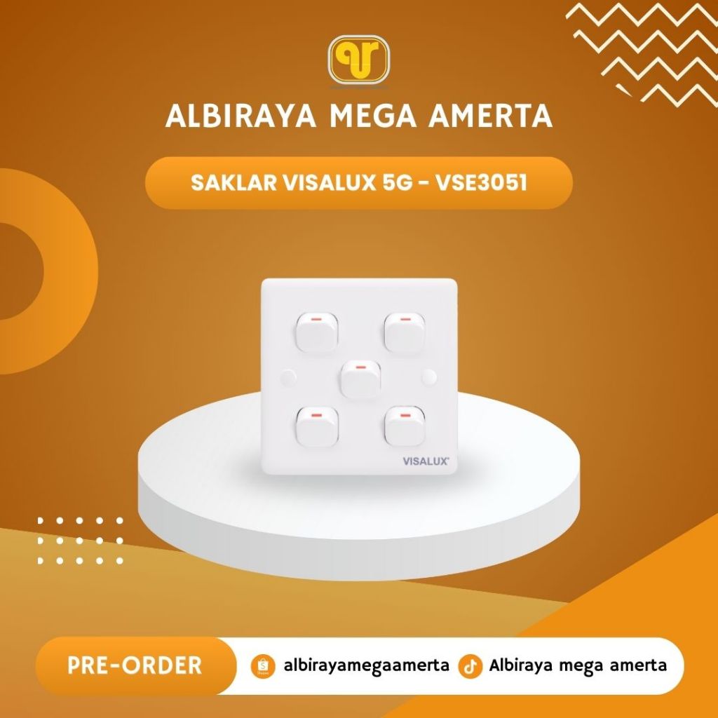 [COD] SAKLAR VISALUX 1G - VSE3011, SAKLAR VISALUX 2G - VSE3021 SAKLAR VISALUX 3G - VSE3031 SAKLAR VI