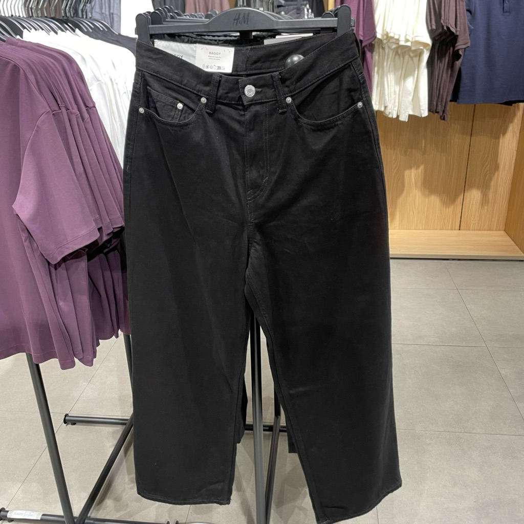 Jeans H&M Man BAGGY black