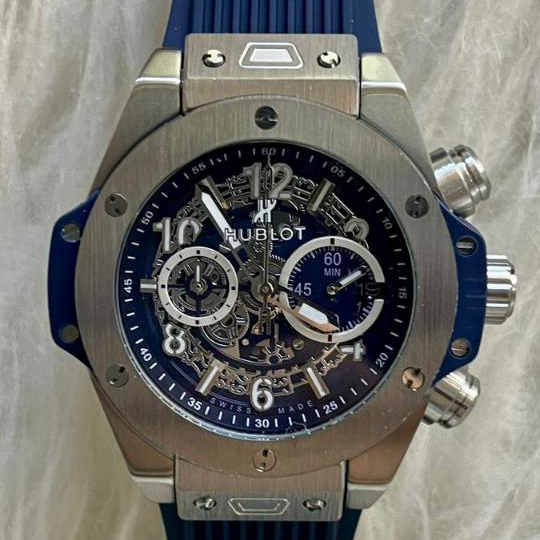 Jam Tangan Pria LwHublot Big Bang King Power Strap Rubber 42mm Fullset