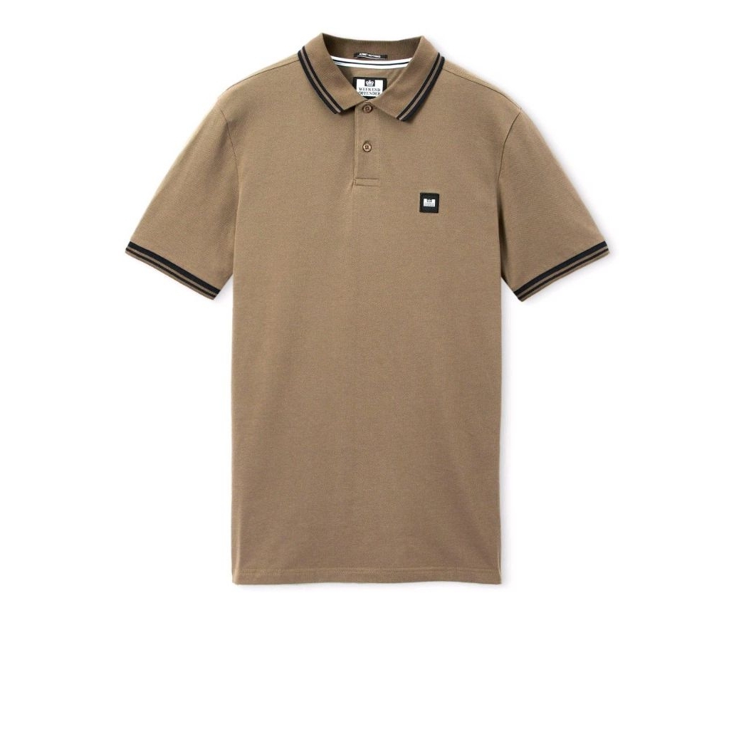 Weekend Offender Levanto Polo Shirt Brown / Black Original