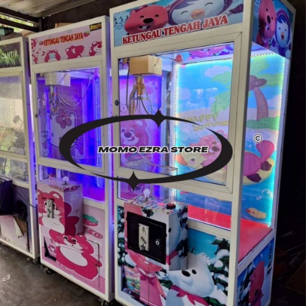 Mesin capit boneka second berkualitas siap pakai.