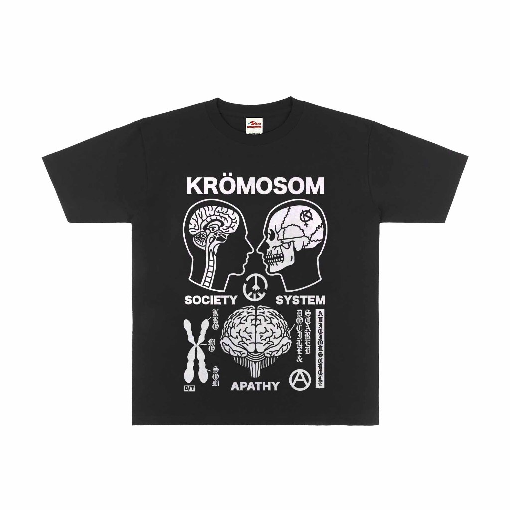 Kromosom - Kromosom Tshirt Black - Kaos Band