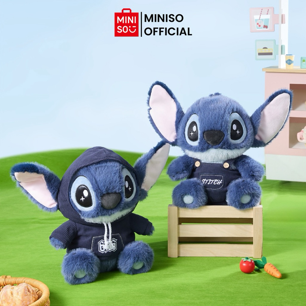 Miniso Stitch Sitting Costume / boneka stitch